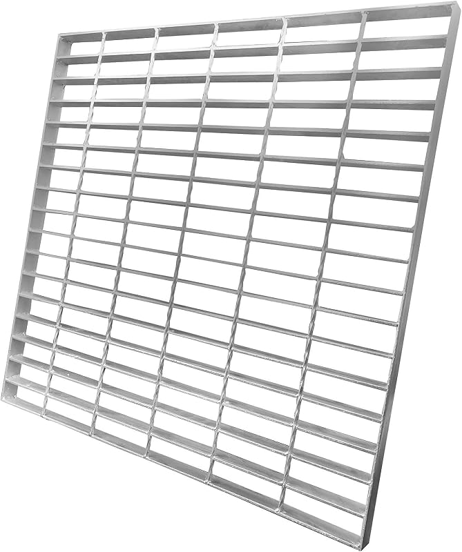 Rejilla drenaje acero galvanizado 24x24pulg garaje