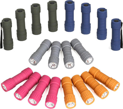 Set 20 Linternas Mini Led 100lm 60 Pilas AAA Campamento
