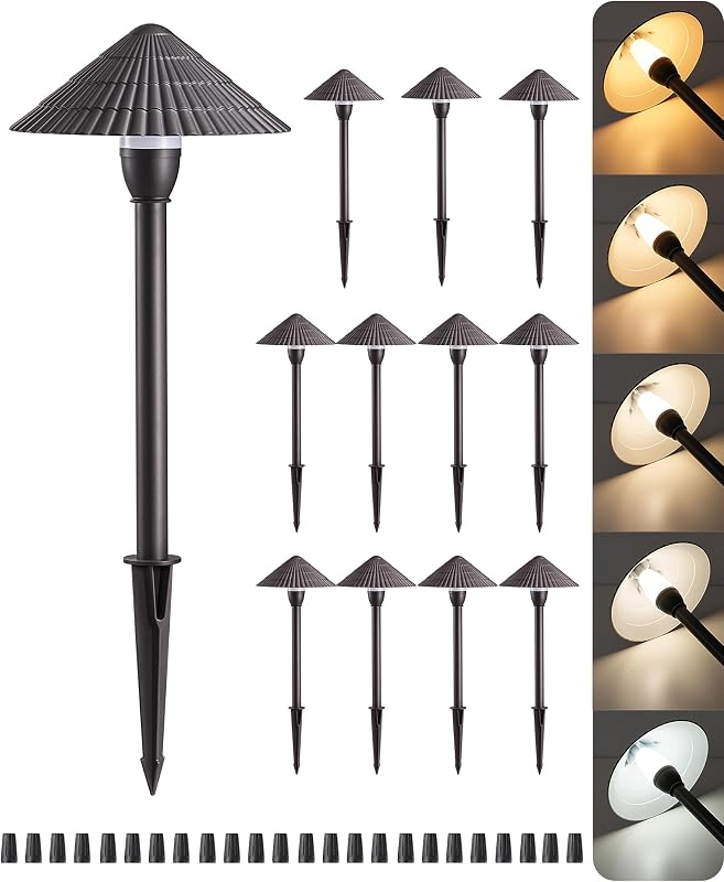 12 Luces LED Camino 12V Aluminio Impermeable