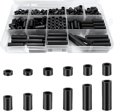 Kit 250 espaciadores eléctricos redondos M4 sin rosca