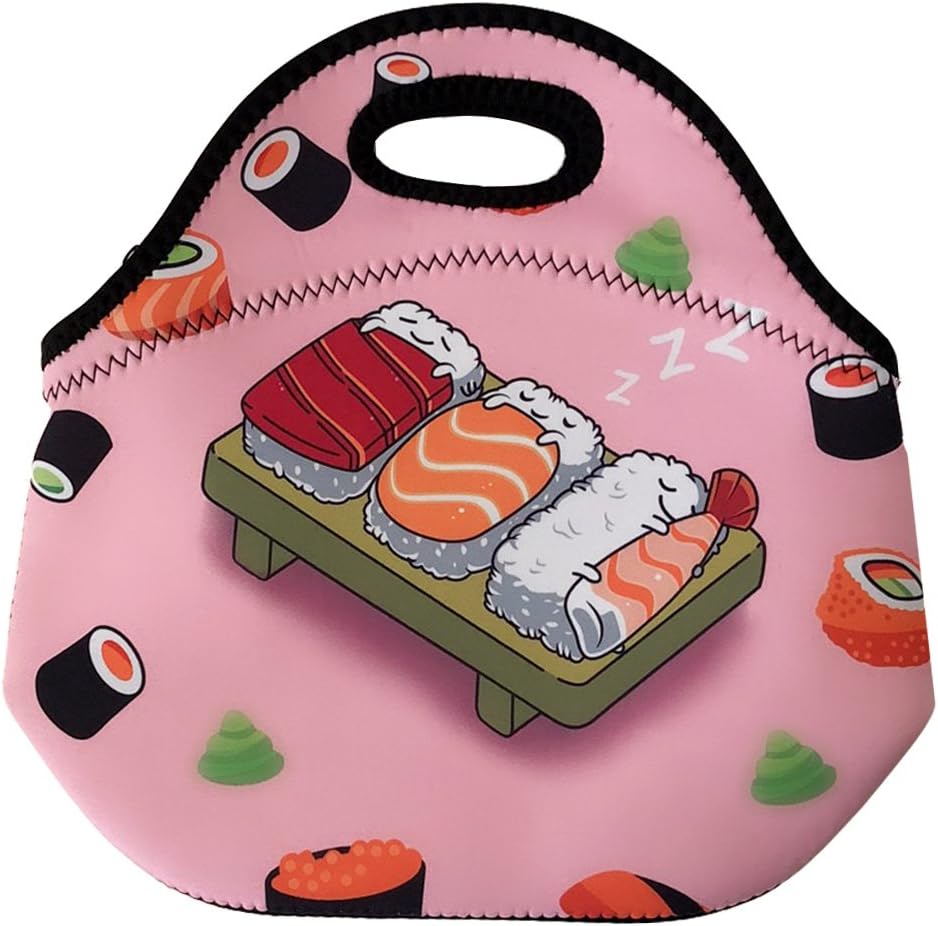 Bolsa almuerzo neopreno aislada para sushi