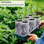 Bolsas cultivo tela no tejida para plantas 9.85x9.85pulg