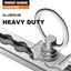 Sistema riel LTrack aluminio 12" color plateado