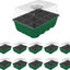 Set 10 bandejas semillas 120 celdas con cúpula 6.6x4.5"