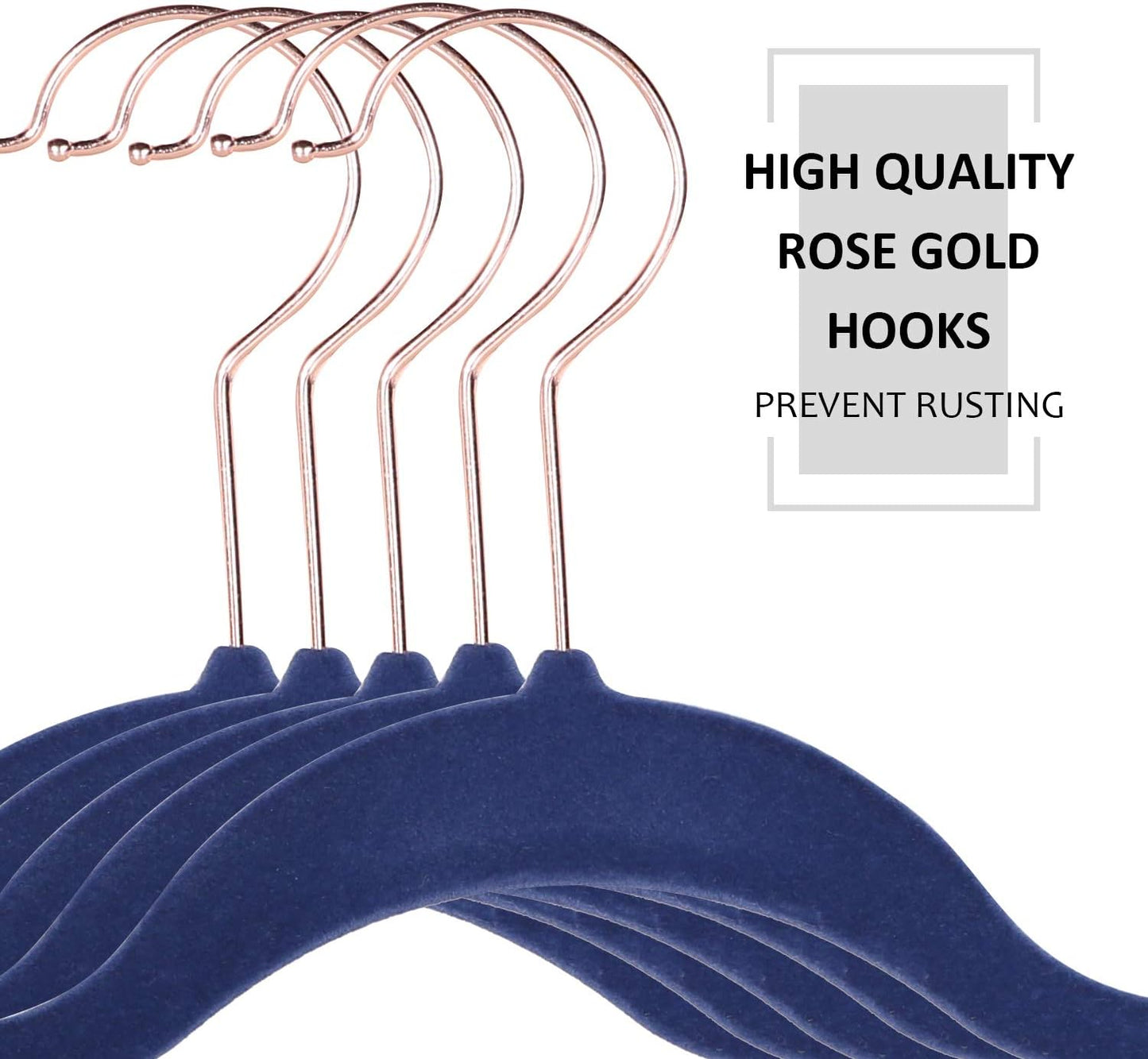 Perchas terciopelo antideslizantes 50 pzas con soporte
