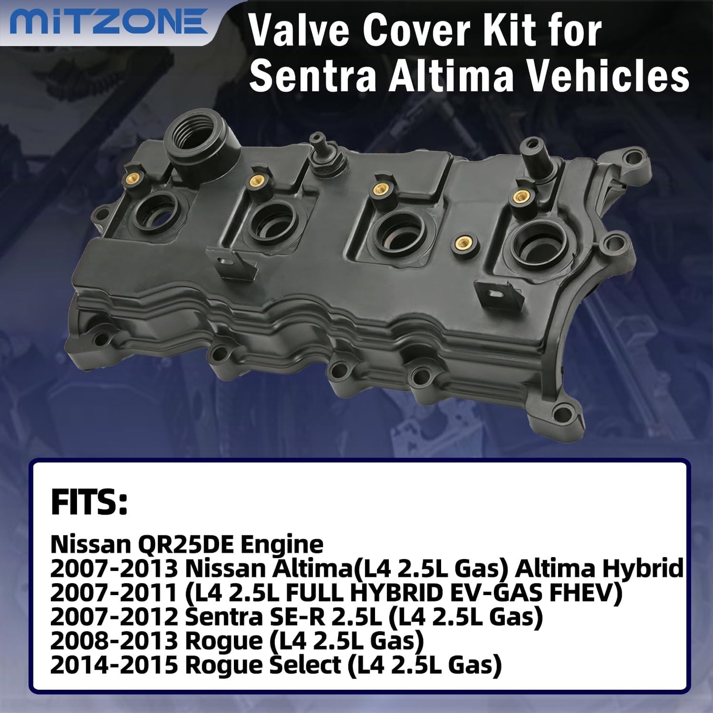 Tapa válvulas motor comp Nissan Altima Sentra 2007-13