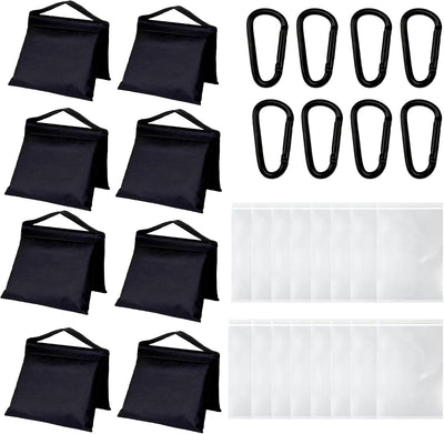 8 Sacos Arena 16 Bolsas Polietileno 8 Hebilla Soporte Fondo