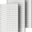 Paneles metal clavijas 16x12" acero garaje set 3 gris