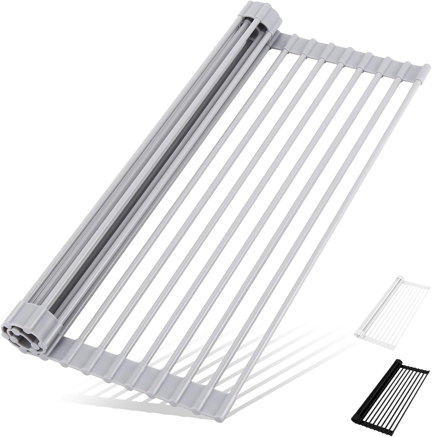 Escurridor platos enrollable antiderrap 17x13" gris