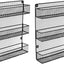 Estante pared especias 3 niveles cocina con 2 estantes