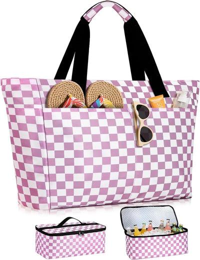 Bolsa playa 45L impermeable plegable con cremallera
