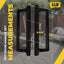 Set manijas puerta vidrio deslizante con pestillo 10"