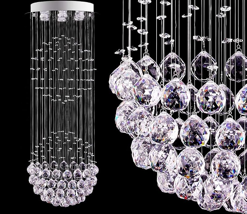 Candelabro Led Colgante Techo 6 Bombillas Gu10
