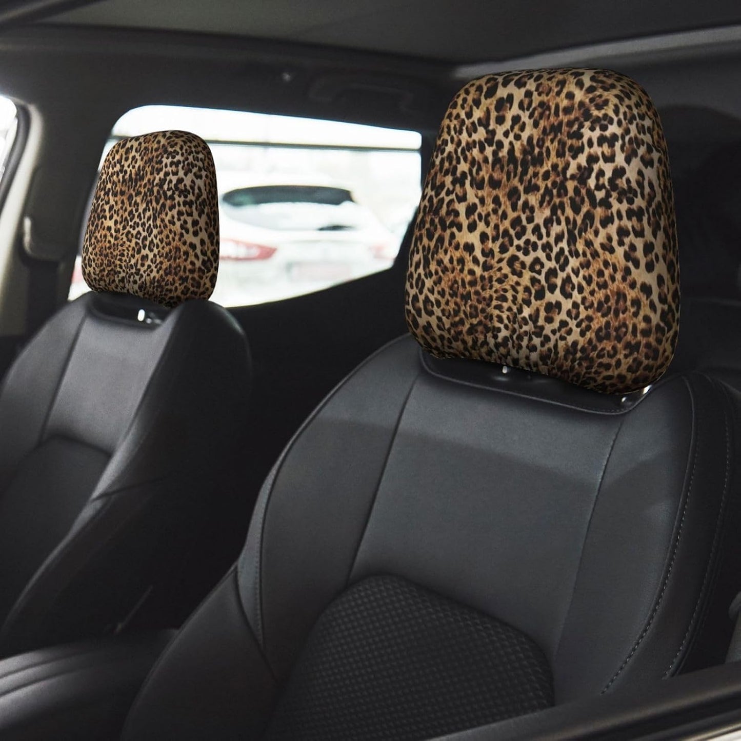 2 Fundas Reposacabezas Auto Suaves Transpirables Universal