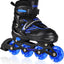 Patines en línea ajustables con ruedas iluminadas para todos