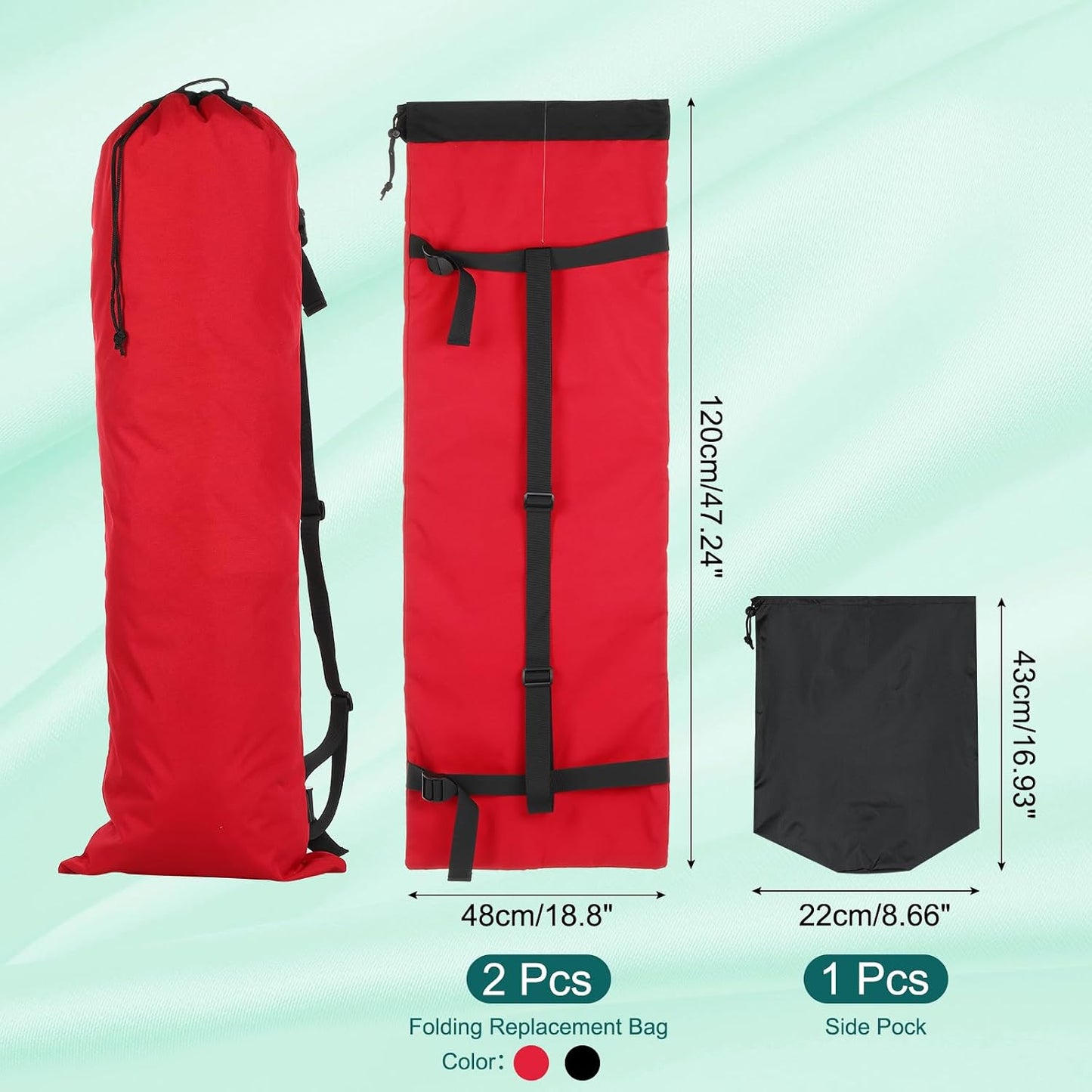 Bolsa transporte silla campamento plegable 2 sillas