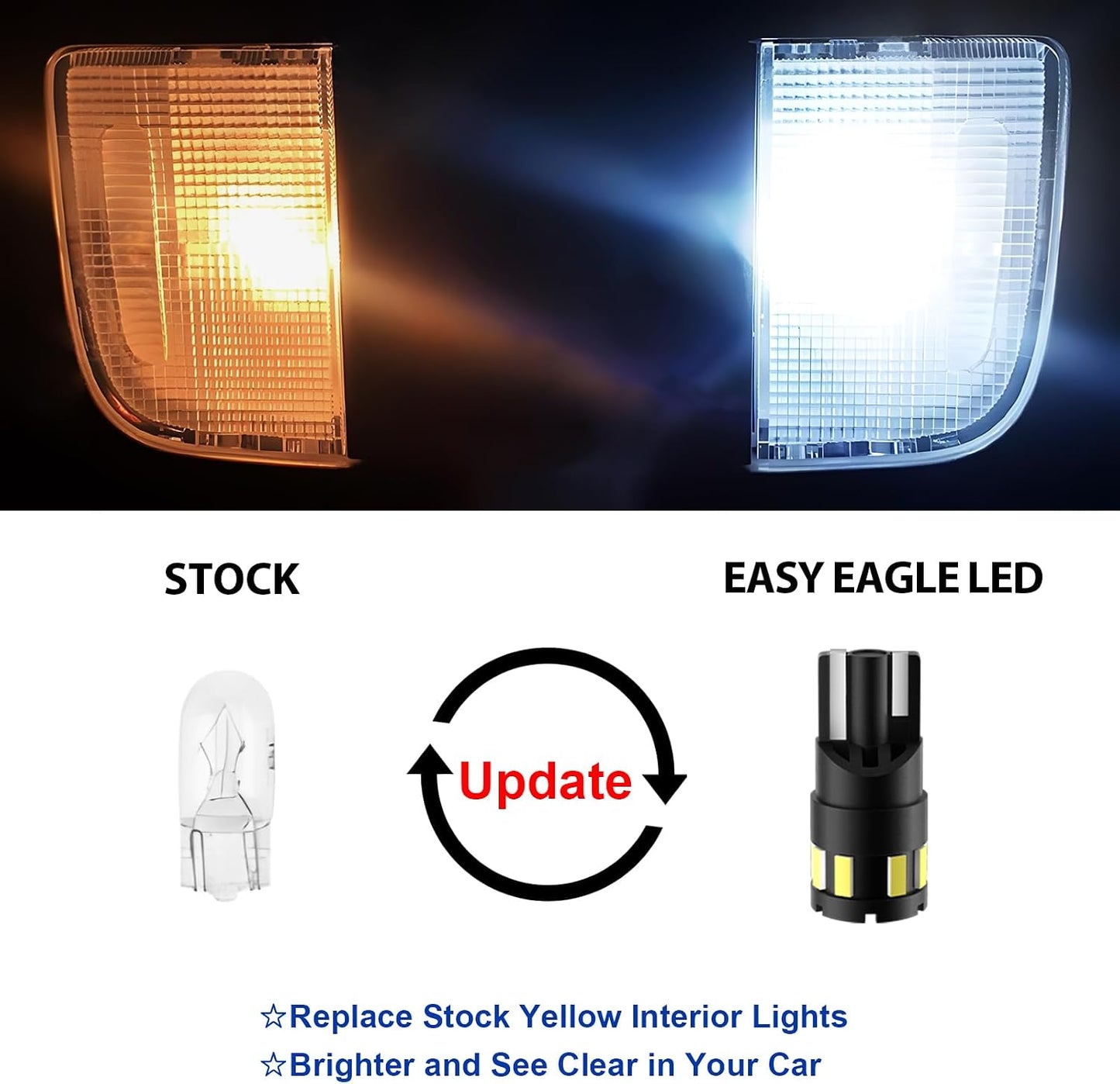 Luces LED interiores coche Silverado/GMC 99-06 12 pzas 6000K