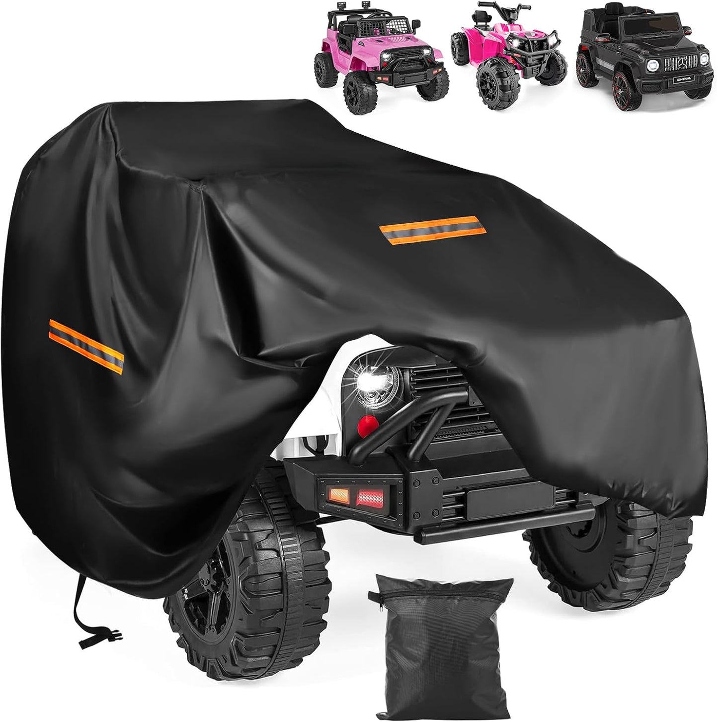 Funda coche niños 55x33x32" para ruedas eléctricas