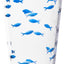 Set 6 Vasos Acrílicos Pesca 19oz Sin BPA Transparentes Azul