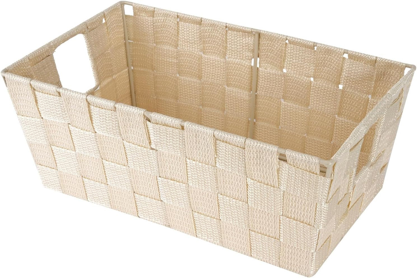 Bolsa Estante Correa Tejida Color Latte 1 Unidad