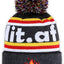 Gorro punto pompón invierno cálido colorido hombre mujer