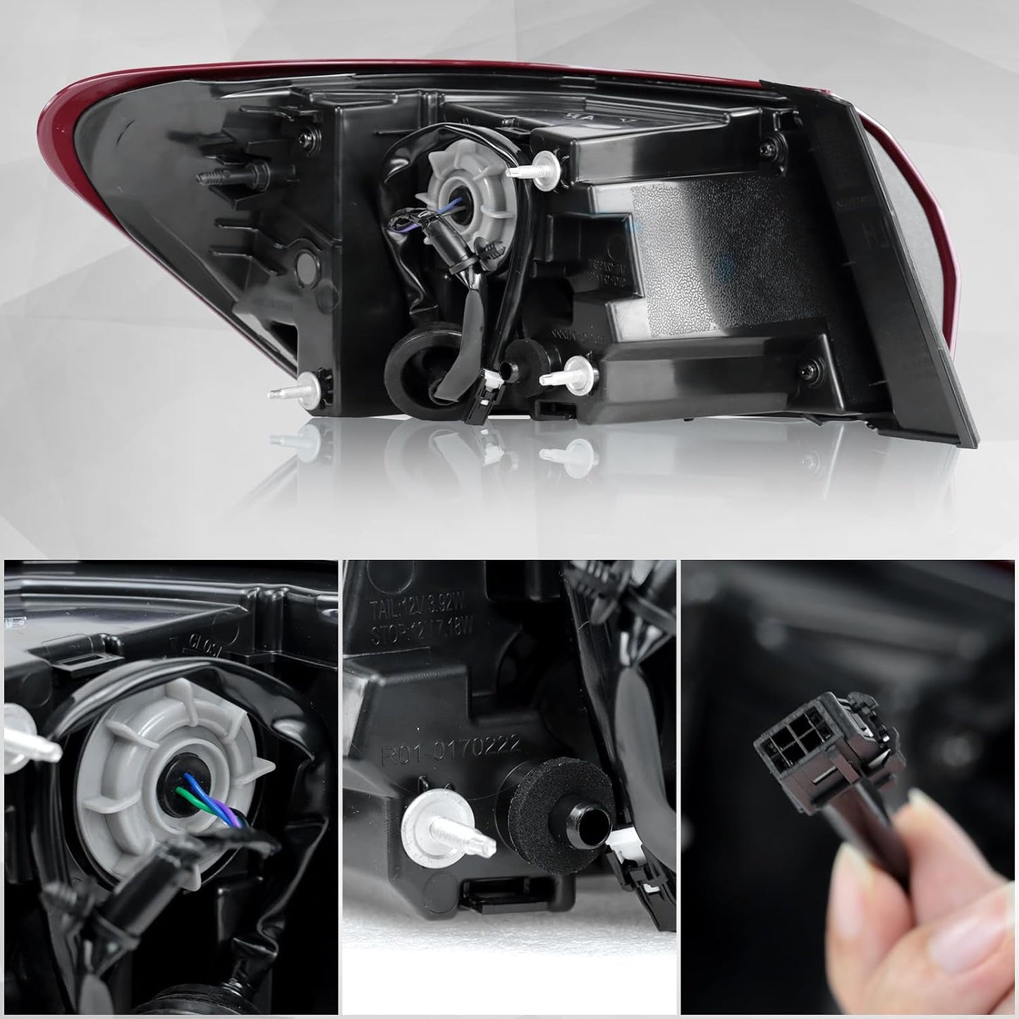 Repuesto luz trasera Chevy Malibu LED