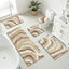 Set 5 Alfombras Baño Microfibra Antiderrap Absorbentes