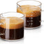 2 Pzas Tazas Medidoras Espresso 2.5oz con Asa Vaso Chupito
