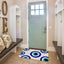 Tapete puerta ojo turco bohemio 30x17pulg entrada