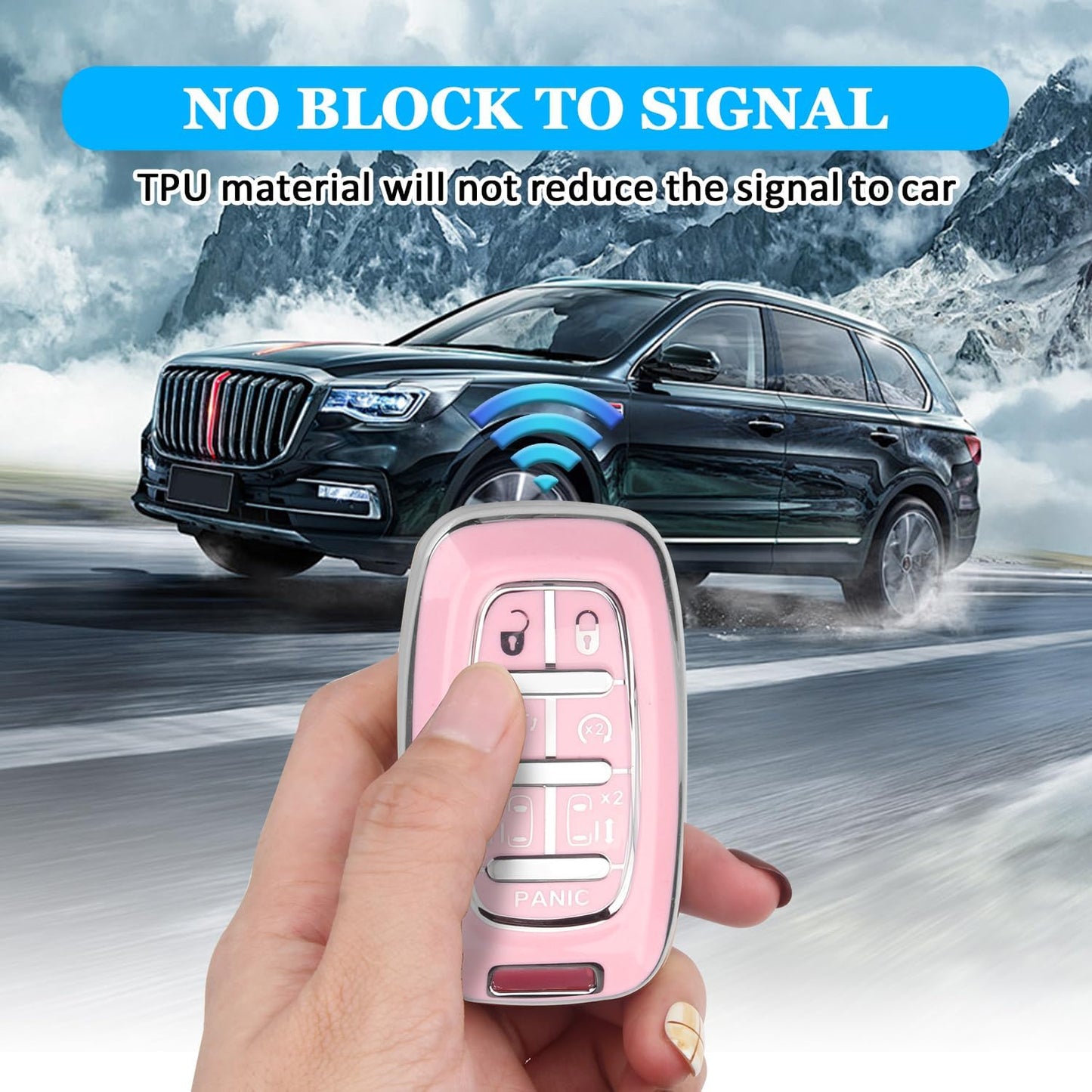 Funda llavero Chrysler Pacifica 2017-2025 7 botones
