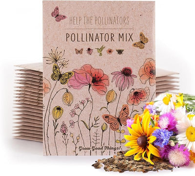 Pack semillas flores silvestres anuales para mariposas