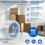Cinta embalaje resistente 6 rollos 60yd x2pulg transparente