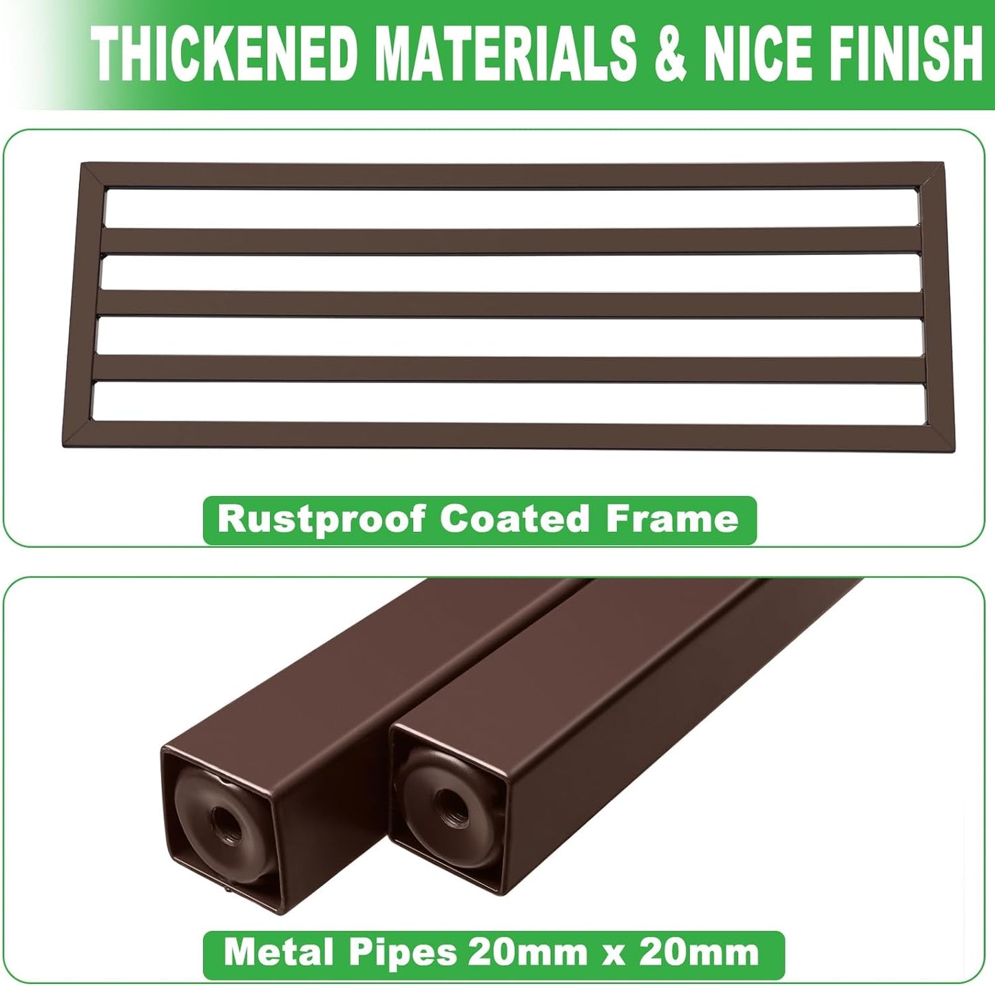 2 Soportes Metal para Plantas 26x10.12x8.75