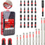 Set 33 Pzas Brocas Impacto Acero S2 Caja Doble Cara