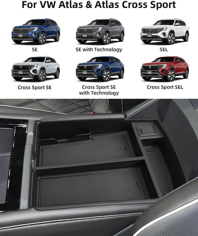 Organiz. consola central VW Atlas 2024-25 2 Pzas