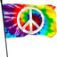Bandera arcoíris poliéster 3x5ft doble cara decoración