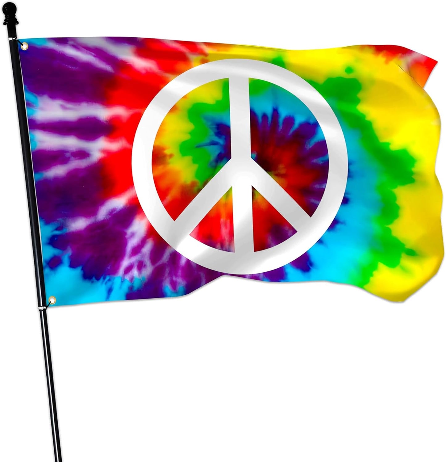 Bandera arcoíris poliéster 3x5ft doble cara decoración