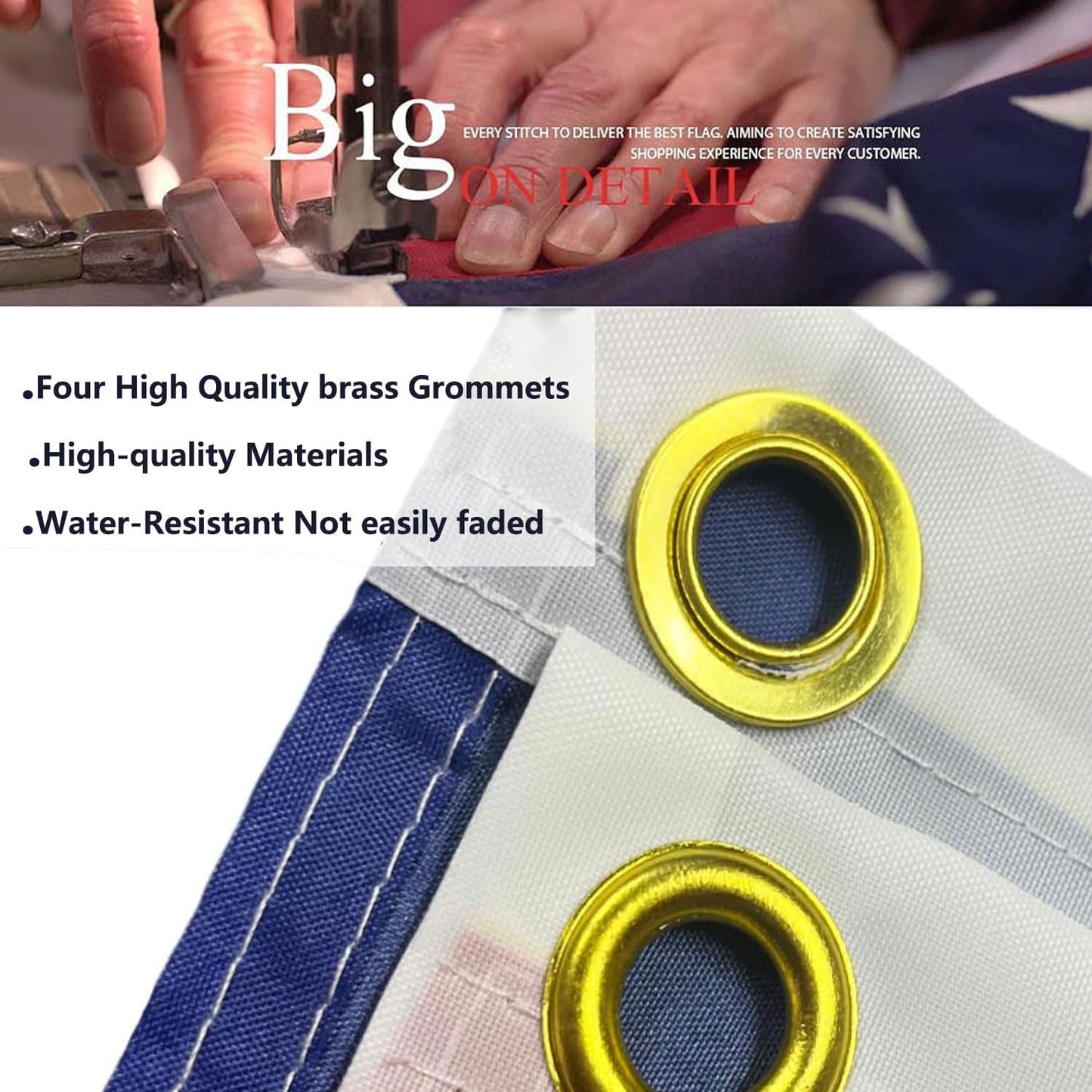 Bandera Americana Chaewon 3x5ft Tapete Kpop 4 Ojales Latón