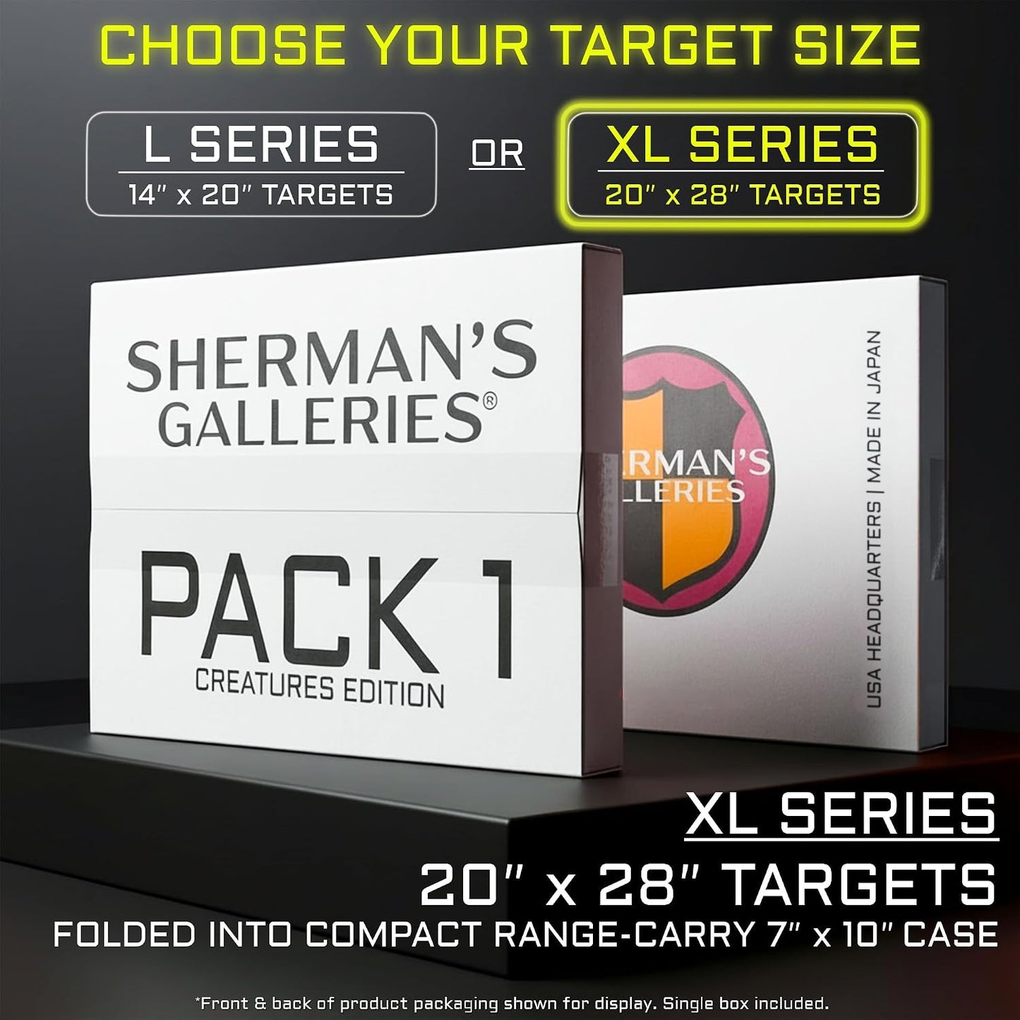 Pack 1 Objetivos Tiro 20x28" Serie XL