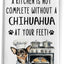 Toalla de cocina decorativa con perro chihuahua para amantes de los perros