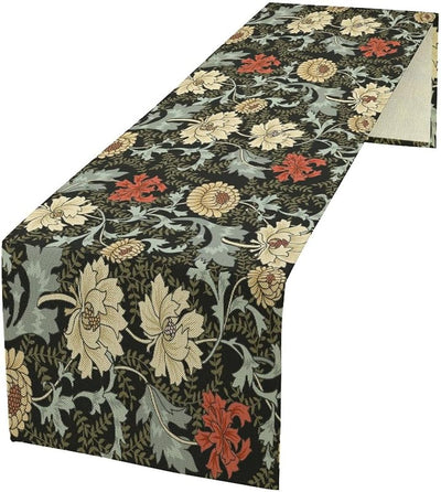 Camino de mesa floral bohemio vintage 13x70