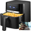 Freidora aire 4.2qt 8en1 cesta antiadherente saludable