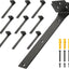 Soportes flotantes acero inox 10pulg pack 10