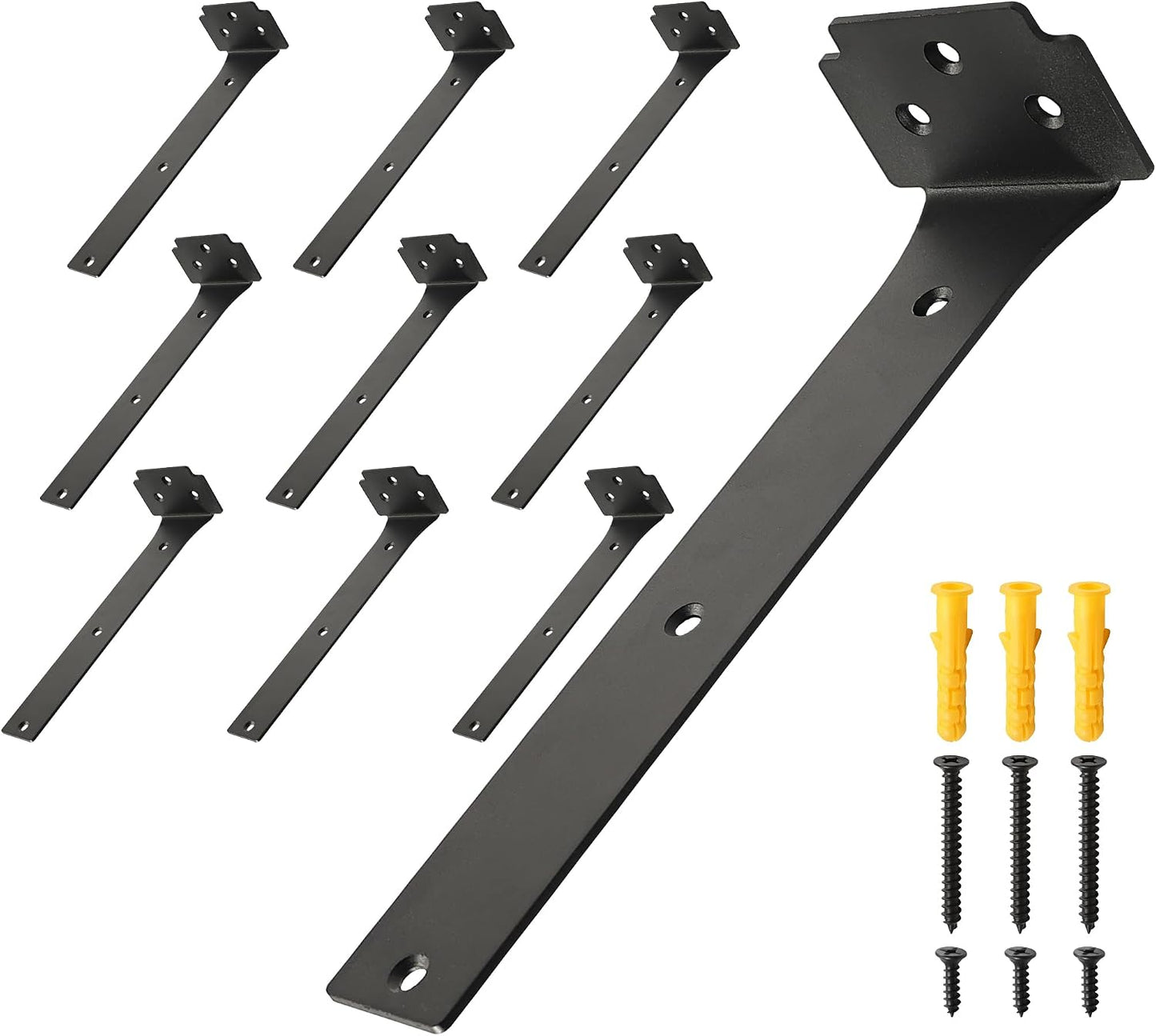 Soportes flotantes acero inox 10pulg pack 10