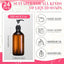 24 Dispensadores Jabón Botellas Plástico 8.45oz Recargable