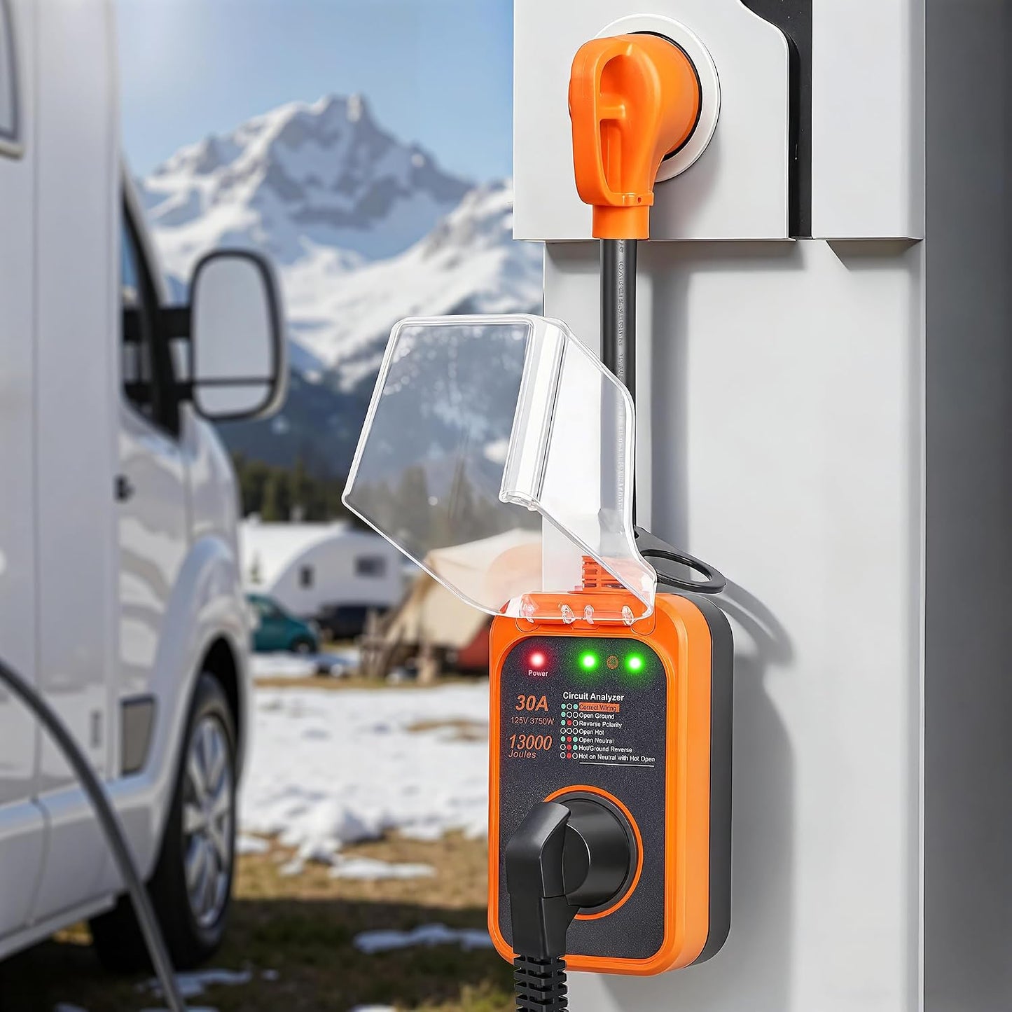Protector sobretensiones RV 30A 13000J antirrobo IP67