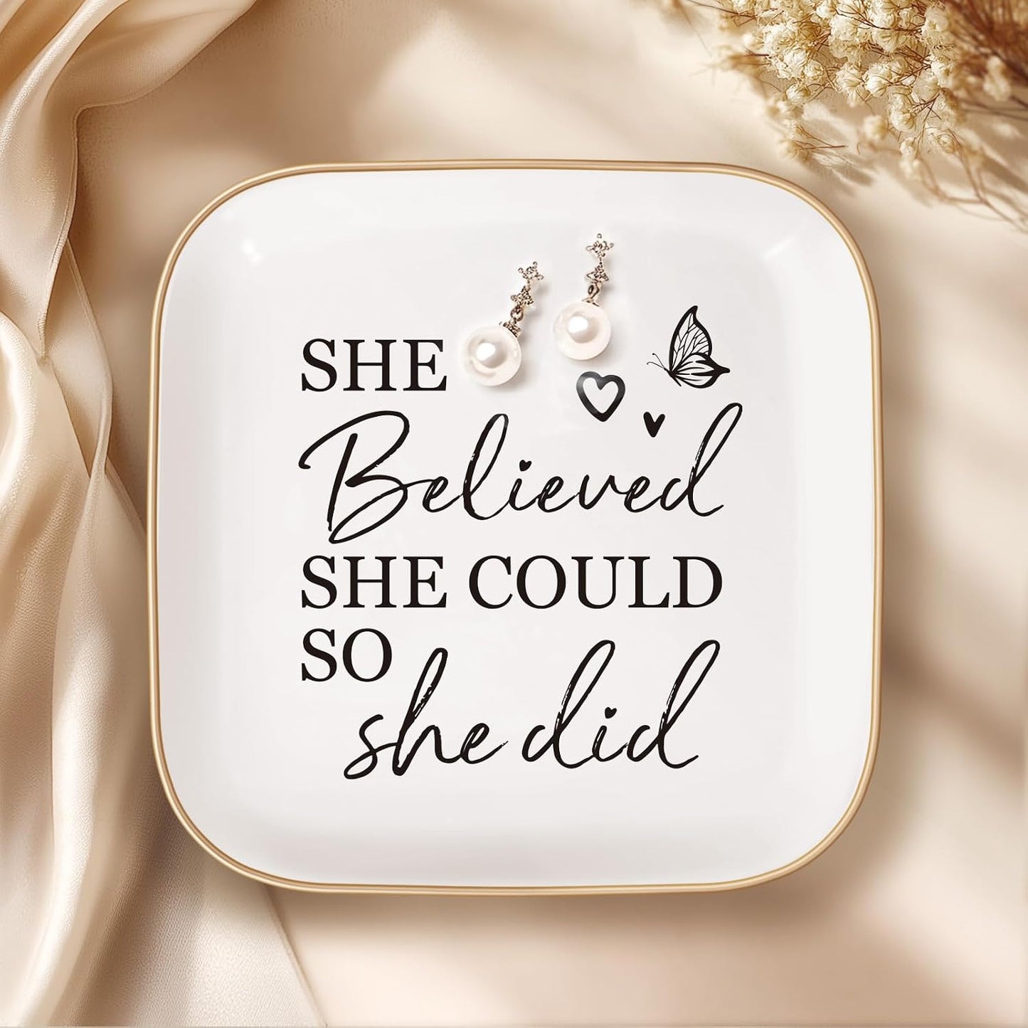 Bandeja joyería regalo graduación mujer