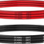 Cable eléctrico 20 AWG 20 pies silicona negro y rojo 100 hebras