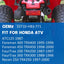 Lente luz trasera Honda FourTrax 300 Recon 250