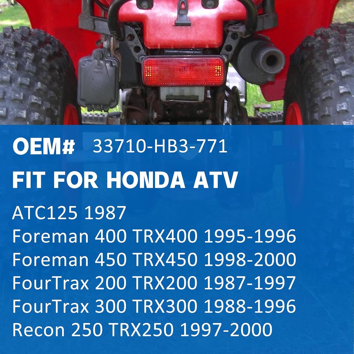 Lente luz trasera Honda FourTrax 300 Recon 250